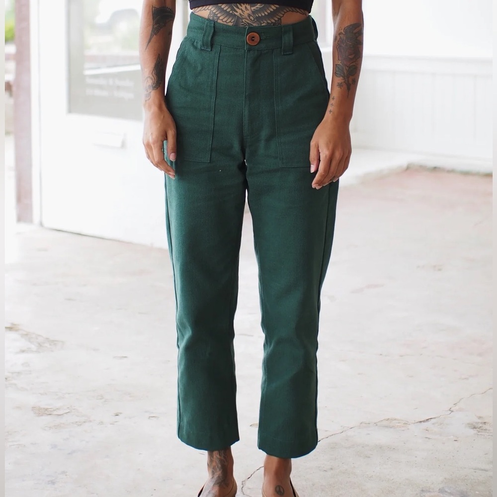 NWOT Beaton utility pants - Forrest denim